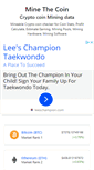 Mobile Screenshot of minethecoin.com